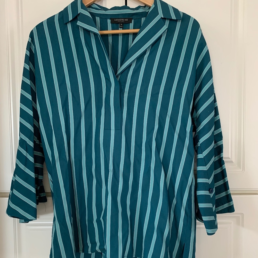 Lafayette 148 New York Women's Size Medium Top/Shirt/Blouse